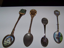 lot of{9] collectable souvineir spoons [various areas &amp; subject matter} - £10.89 GBP