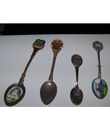 lot of{9] collectable souvineir spoons [various areas &amp; subject matter} - £10.91 GBP