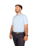 American Fit Polo Performance Ocean Breeze for Men Golf Made in Peru (as... - $29.10
