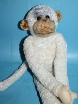A Mart Monkey 13&quot; Ivory Brown Gray Forehead Plush Stuffed Animal Amart Soft Toy - £9.86 GBP