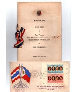 1963 PHILIPPINES State Visit BY King Bhumibol Adulyadej Queen Sirikit Th... - £589.97 GBP