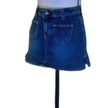 US Polo Assn Womens Mini Denim Jean Skirt Juniors Size 3/4 Blue Pockets - £13.30 GBP