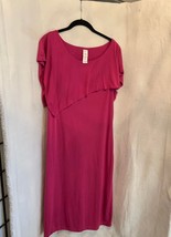 EUC Pink Tunic Dress Size Large  - £9.34 GBP