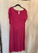 EUC Pink Tunic Dress Size Large  - £8.87 GBP