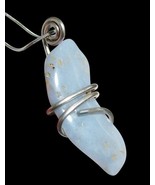 GENUINE ELLENSBURG TRUE BLUE AGATE PENDANT, MEDIUM BLUE #1 - $279.43 CAD