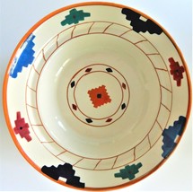 Southwestern Design Hartstone USA 1981 Serving Bowl Platter Stoneware Pottery - £79.13 GBP