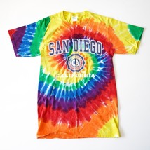 San Diego Rainbow Tie Dye T Shirt Size Small - £7.13 GBP