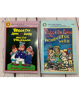Raggedy Ann &amp; Andy and the Nice Fat Policeman &amp; Wonderful Witch 2 vintag... - £15.54 GBP
