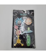 RICK MORTY 6 PC ACRYLIC PIN SET SAN DIEGO COMIC CON SDCC 2018 IN HAND EX... - $14.36