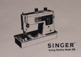 Singer 338 manual sewing machine instruction - $13.99