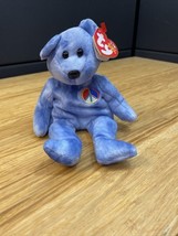 Ty Beanie Babies Peace the Bear Plush 2003 Peace Symbol KG JD - $14.85