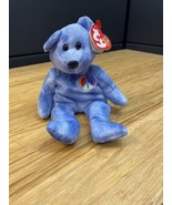 Ty Beanie Babies Peace the Bear Plush 2003 Peace Symbol KG JD - $273.66 MXN