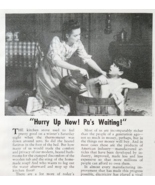 1941 General Electric Hot Water Advertisement Electricity Progress DWF23 - €21,25 EUR
