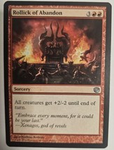 MTG Magic The Gathering Card Rollick Of Abandon Sorcery Red Journey Into Nyx  - $4.80