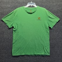 John Deere T-Shirt Men&#39;s Sz L Green Short Sleeve Its How Well You Mow Fast Logo - £10.70 GBP
