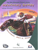 2000 - 126th Kentucky Derby program in MINT Condition - FUSAICHI PEGASUS - £11.28 GBP