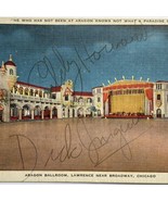 c1941 Eddy Howard Dick Jurgens &amp; Band Signed Chicago Aragon Ballroom Pos... - £157.49 GBP