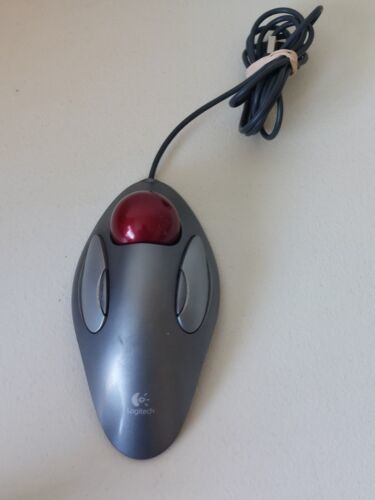 Logitech Trackman Marble USB T-BC21 Mouse (810-000767) Tested Works - $60.78