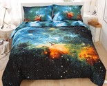 Full Bedding Sets For Girls And Boys 5-Piece, Premium Galaxy Bed In A Ba... - $73.99