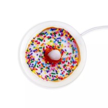 NEW Donut UBS Power Coffee Mug Warmer looks like doughnut w/ colorful sprinkles - £6.34 GBP