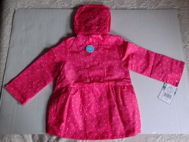 Carter&#39;s Baby Girl Coral Double Breasted Raincoat Jacket Slicker 24 Mont... - £11.76 GBP