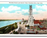 Riverside Drive and Grant&#39;s Tomb New York City NY NYC UNP WB Postcard I21 - $3.91