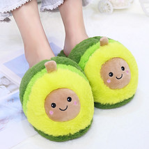 Women indoor Slippers Avocado Slippers Lovers Warm Woman Slippers Avocad... - £19.34 GBP