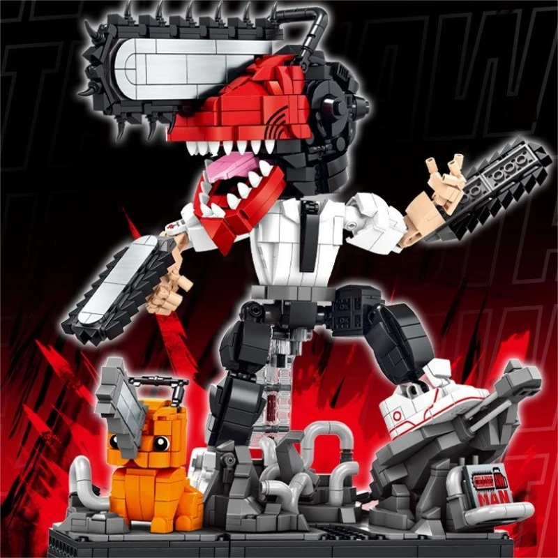 Chainsaw Man Blocks Animation Derivatives Chainsawman Figurine Action Fi... - £84.97 GBP