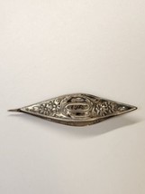 Antique Sterling Silver Tatting Shuttle 1916 Engraved Edna - £95.92 GBP