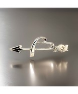 Tiffany &amp; Co Estate Heart &amp; Arrow Brooch Silver By Paloma Picasso TIF233 - €245,78 EUR