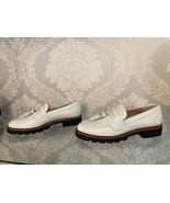 STUART WETIZMAN WHITE  PATTENT LEATHER TASSEL LOAFER RETAIL 450.00 - $237.60