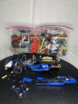 Lego Technic Pieces Lot 4lbs Plus 2 Partial Sets &amp; More Spare Parts - £37.00 GBP