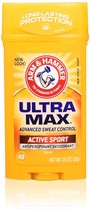 ARM &amp; HAMMER ULTRAMAX Anti-Perspirant Deodorant Active Sport 2.60 oz - £12.75 GBP