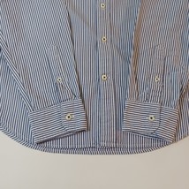 American Eagle Outfitters Classic Fit Men's Blue & White Stripes Shirt Sz Medium image 12