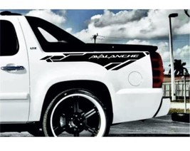 Chevrolet Avalanche Bedside Graphic Decals 2PC Set Custom Universal Orac... - £54.26 GBP