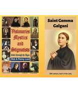 Visionaries Mystics and Stigmatists Book and Companion Saint Gemma Galga... - $32.00