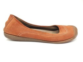 Keen Sienna Suede Ballerina Flats Size 10.5 Brown Orange - £31.54 GBP