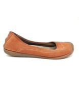 Keen Sienna Suede Ballerina Flats Size 10.5 Brown Orange - $39.55