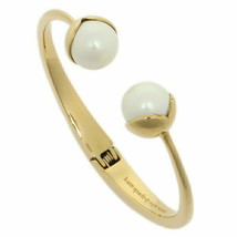 Nwt Kate Spade Bracelet Pretty Pearly CREAM/GOLD O0RU1854 - $44.11