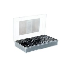 Double Nine Dominoes Set - 55 Pieces with Plastic Case - £7.78 GBP