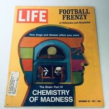 VTG Life Magazine November 26 1971 - The Brain Part IV Chemistry of Madness - £10.39 GBP
