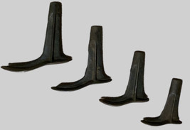 Antique Vtg Cast Iron Cobbler Shoe Forms Family 91 92 93 94 Man Women Child Baby - £37.00 GBP