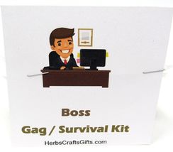 Boss Gag Survival Gift Unique Clean Funny Supervisor Team Lead Original ... - $9.89