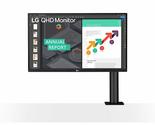 LG 27 27BN88Q-B Ergo IPS QHD Monitor (2560x1440) with Ergonomic Stand &amp;... - $501.23