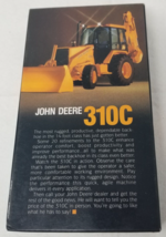 John Deere 310C Backhoe Loader VHS Tape 1989 Sales Overview - $18.95