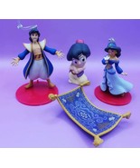 Aladdin 1992 Disney 4 Figure Set of Aladdin, Princess Jasmin and Magic C... - $33.61 CAD
