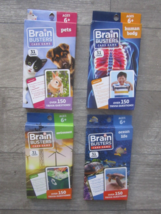 Brain Busters Gaming Cards - 31 Cards Each - Pets,Dinosaurs,Ocean,Human Body New - £8.74 GBP