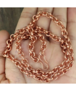 9 inch Pure Copper CABLE Chain Anklet, Healing Copper Jewelry, Spiritual - $17.64