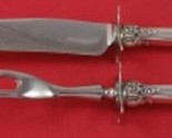 Grande Baroque by Wallace Sterling Silver Steak Carving Set 2pc HH WS Kn... - $157.41