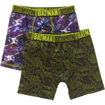 Batman Boys Boxer Briefs 2 Pack Size Medium (8)  Moisture Wicking NEW - £7.87 GBP